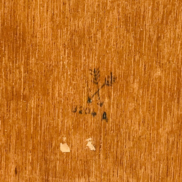 Vintage Hand Painted Ceramic Pair of Decorative Tiles by M. Angelo 5”-5” - Picture 8 of 10